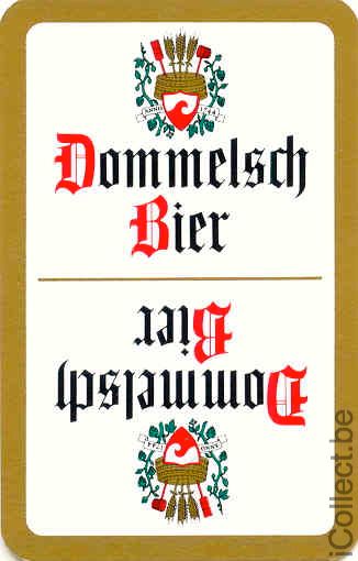 Single Swap Playing Cards Beer Dommelsch (PS01-58G)