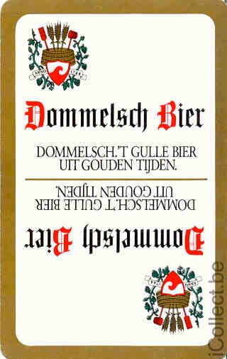 Single Swap Playing Cards Beer Dommelsch (PS01-58H)