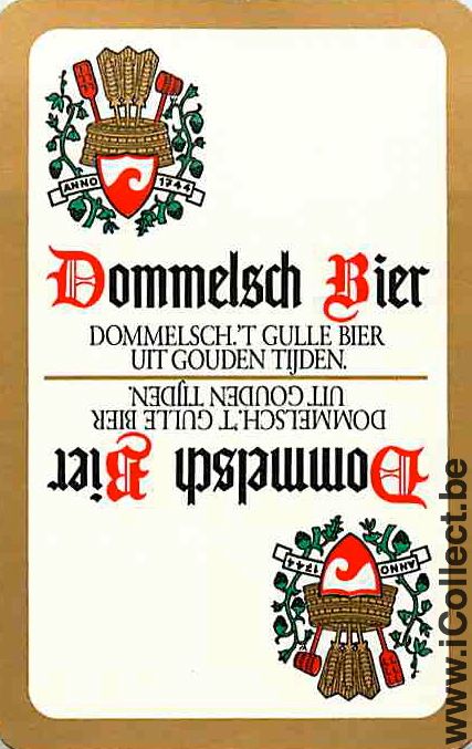 Single Swap Playing Cards Beer Dommelsch Bier (PS11-27G)