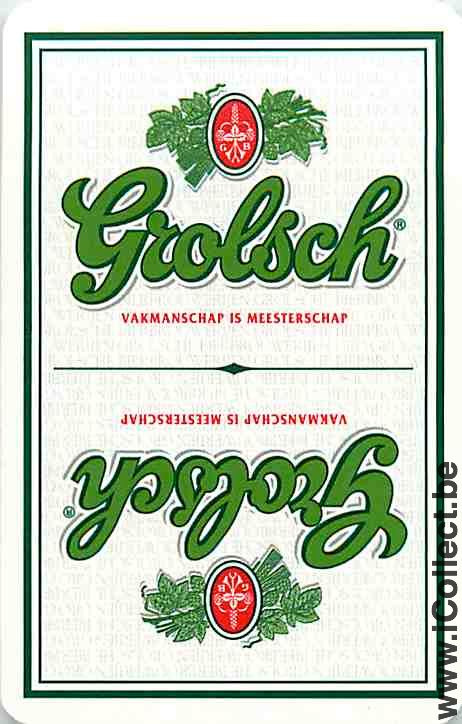 Single Playing Cards Beer Grolsch (PS06-51C) - Click Image to Close