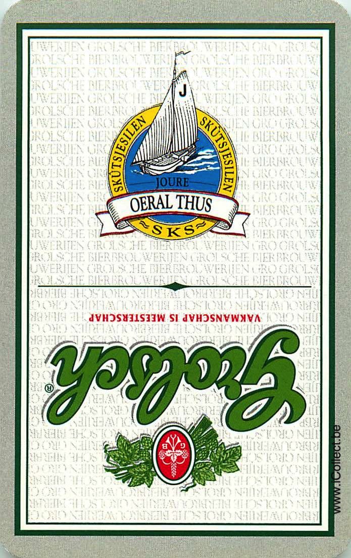 Single Swap Playing Cards Beer Grolsch Oral Thuis (PS03-16H)