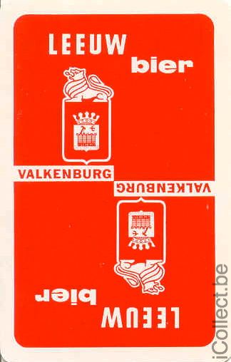 Single Swap Playing Cards Beer Leeuw Bier (PS02-01A)