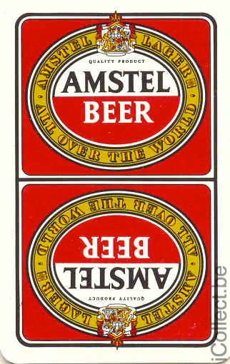 Single Swap Playing Cards Beer Amstel Bier (PS02-01G)