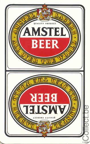 Single Swap Playing Cards Beer Amstel Bier (PS02-01I)