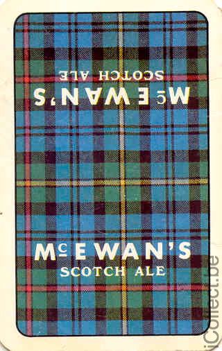 Single Swap Playing Cards Beer McEwan's Scotland (PS02-02H)