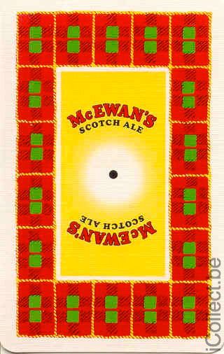 Single Swap Playing Cards Beer McEwan's (PS02-03B) - Click Image to Close