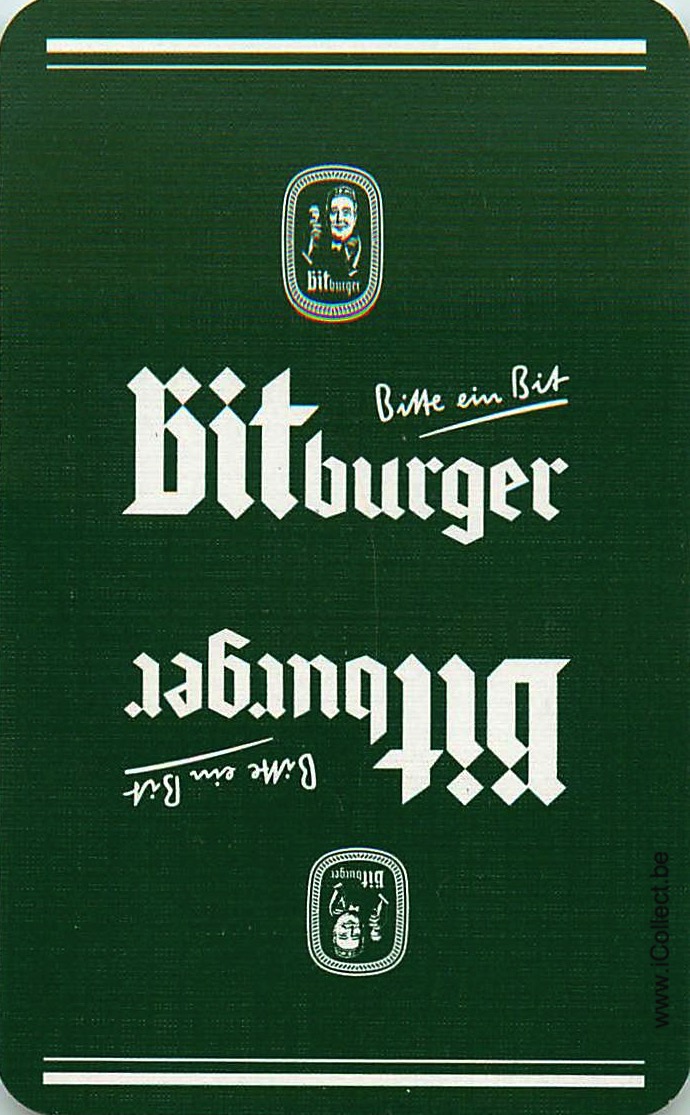 Single Swap Playing Cards Beer BitBurger Germany (PS02-03C)