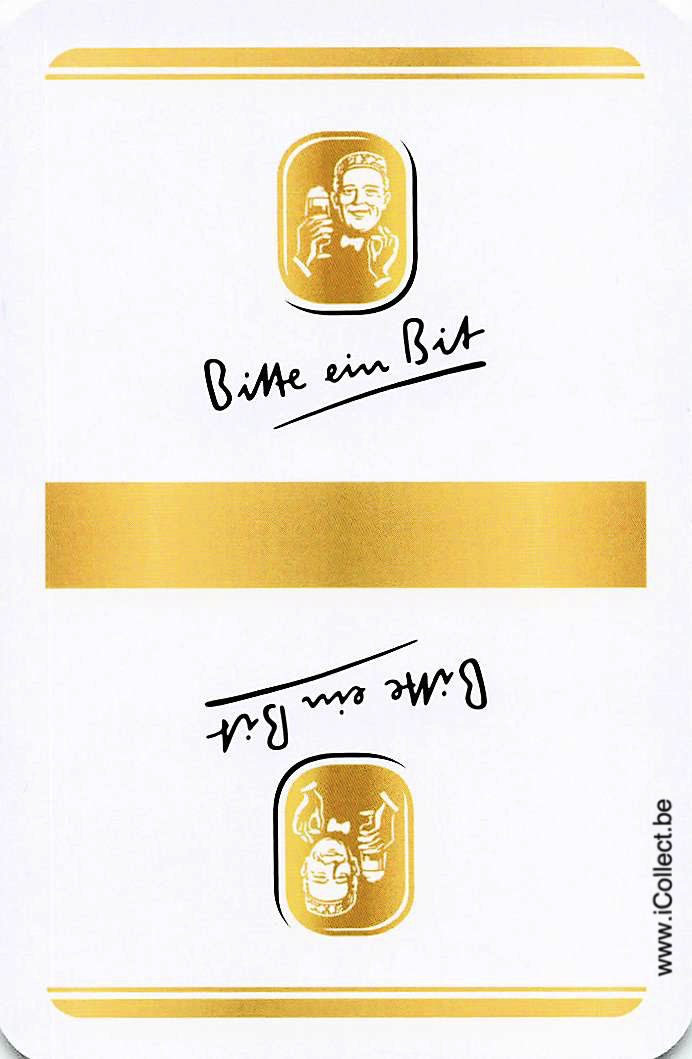 Single Swap Playing Cards Beer Bitburger (PS08-41I) - Click Image to Close