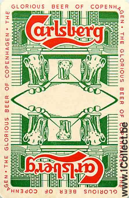 Single Swap Playing Cards Beer Carlsberg (PS08-54B)