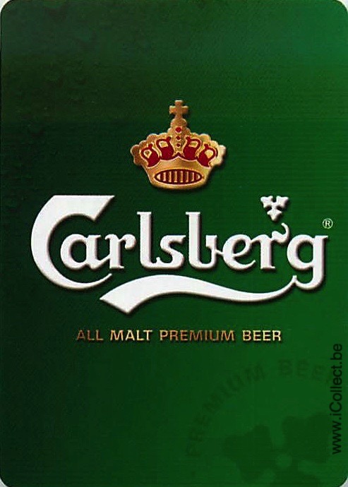Single Swap Playing Cards Beer Carlsberg (PS19-12I)