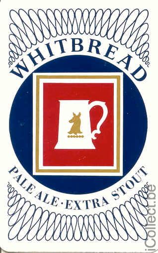 Single Swap Playing Cards Beer Whitbread (PS02-03I)