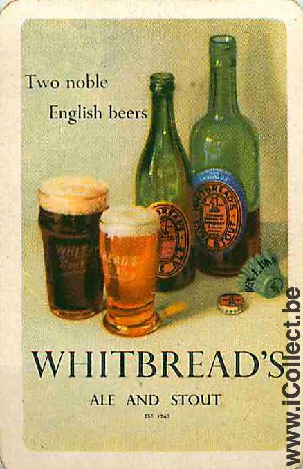 Single Swap Playing Cards Beer Whitbread Ale (PS07-44D)