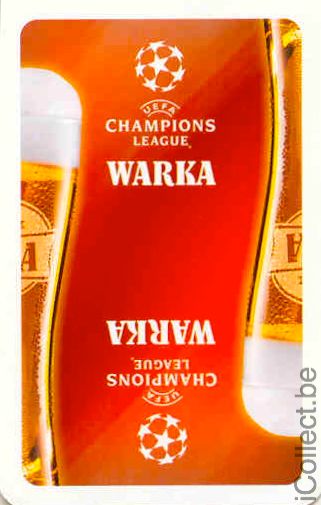 Single Swap Playing Cards Beer Warka Poland (PS02-05F)