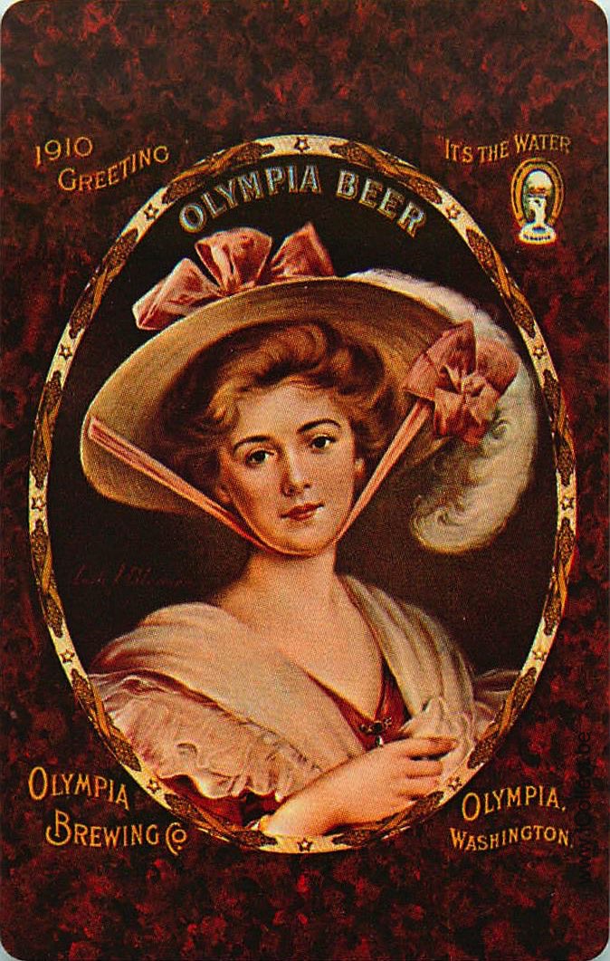 Single Swap Playing Cards Beer Olympia (PS03-32A) - Click Image to Close