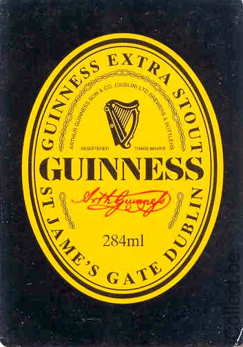 Single Swap Playing Cards Beer Guinness Ireland (PS02-06F)