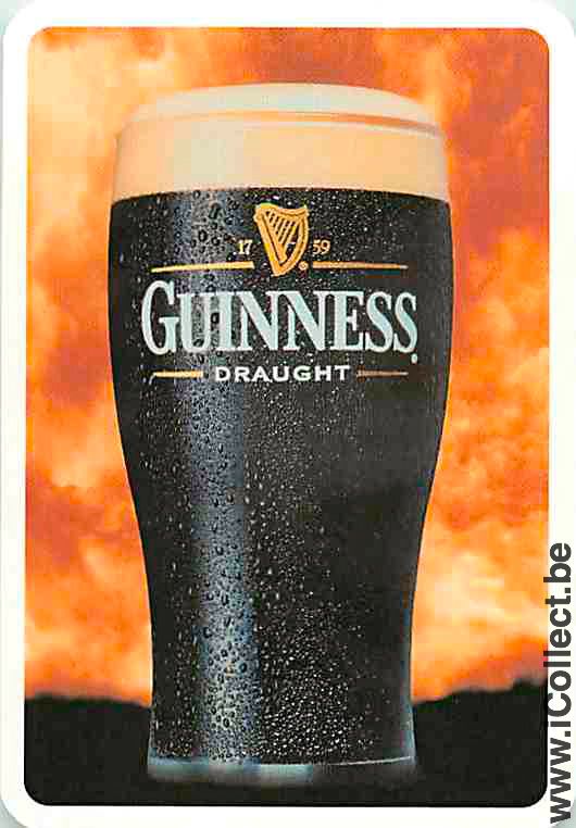 Single Swap Playing Cards Beer Guinness Ireland (PS02-33F) - Click Image to Close