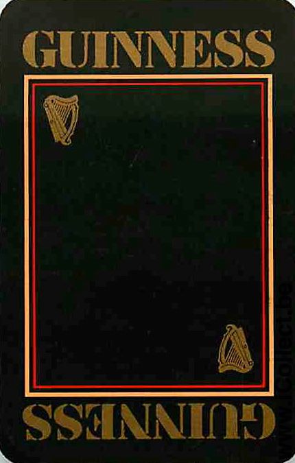 Single Swap Playing Cards Beer Guinness Ireland (PS02-30B)