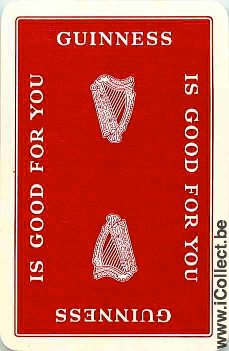 Single Swap Playing Cards Beer Guinness (PS06-50F)