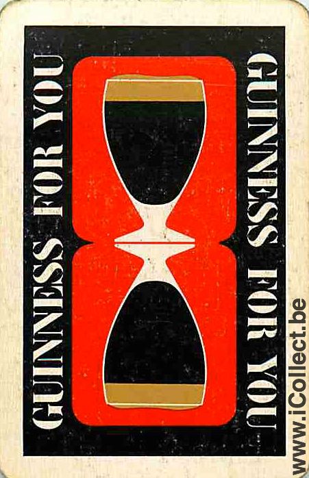Single Swap Playing Cards Beer Guinness Ireland (PS03-55I)