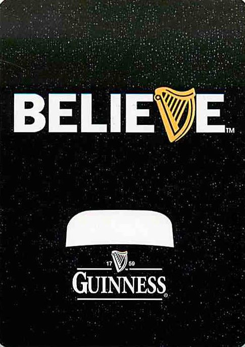 Single Swap Playing Cards Beer Guinness Ireland (PS07-55E)