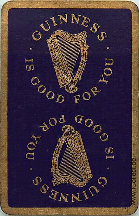 Single Swap Playing Cards Beer Guinness Ireland (PS02-48E) - Click Image to Close
