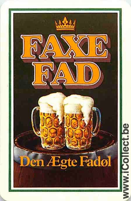Single Playing Cards Beer Faxe Fad (PS06-53A)