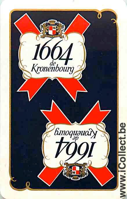 Single Swap Playing Cards Beer Kronenbourg (PS02-43D)
