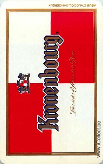 Single Swap Playing Cards Beer Kronenbourg (PS21-16G)