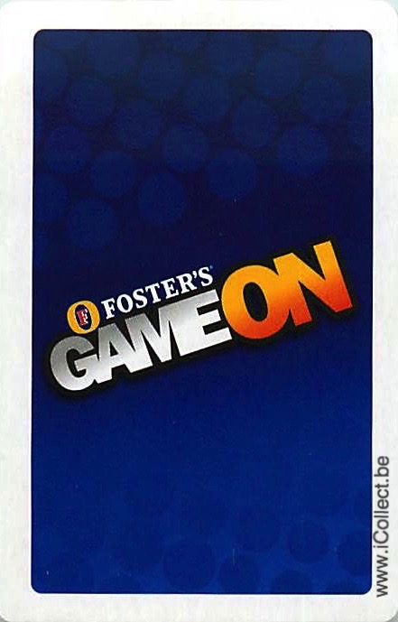 Single Swap Playing Cards Beer Foster (PS13-14A) - Click Image to Close