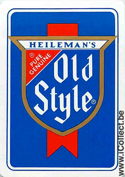 Single Swap Playing Cards Beer Old Style Heilemans (PS11-35I)