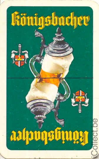 Single Swap Playing Cards Beer Konigsbacher (PS02-09D) - Click Image to Close