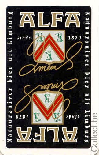 Single Swap Playing Cards Beer Alfa Limburg (PS11-06I) - Click Image to Close