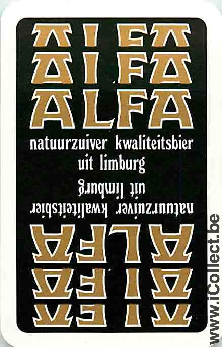 Single Swap Playing Cards Beer Alfa Limburg (PS11-26E)
