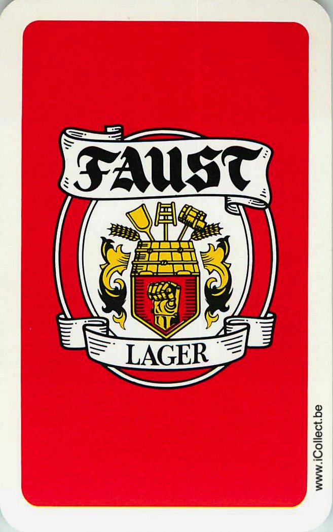Single Swap Playing Cards Beer Faust Lager (PS09-56C)