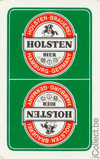 Single Swap Playing Cards Beer Holsten Germany (PS04-50G)