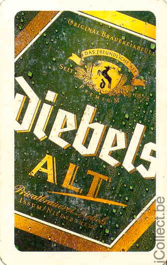Single Swap Playing Cards Beer Diebels Alt Germany (PS02-13A) - Click Image to Close