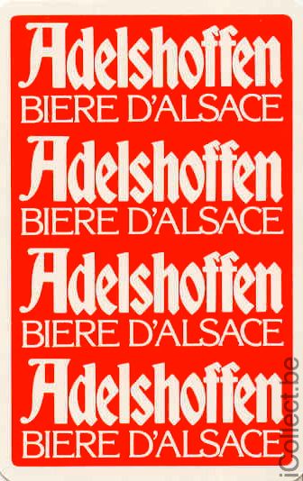 Single Swap Playing Cards Beer Adelshoffen (PS10-50G) - Click Image to Close