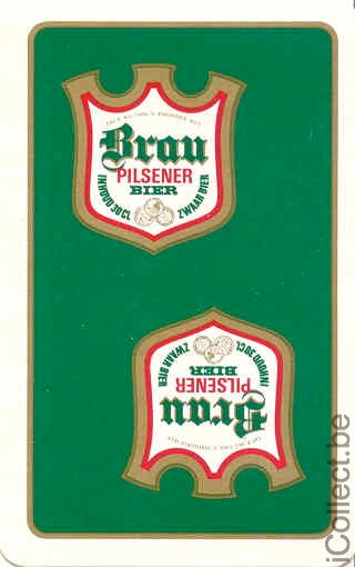 Single Swap Playing Cards Beer Brau Pilsener (PS02-15B) - Click Image to Close