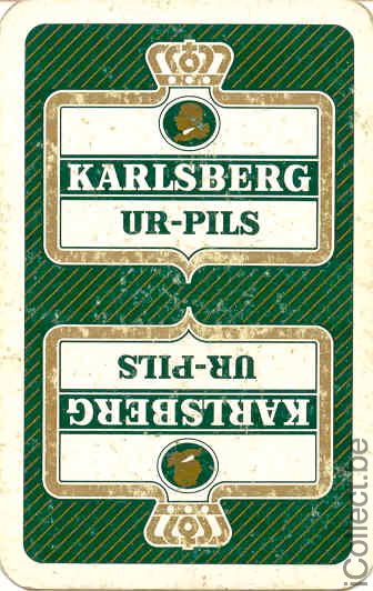 Single Swap Playing Cards Beer Karlsberg UR-Pils (PS02-16F) - Click Image to Close