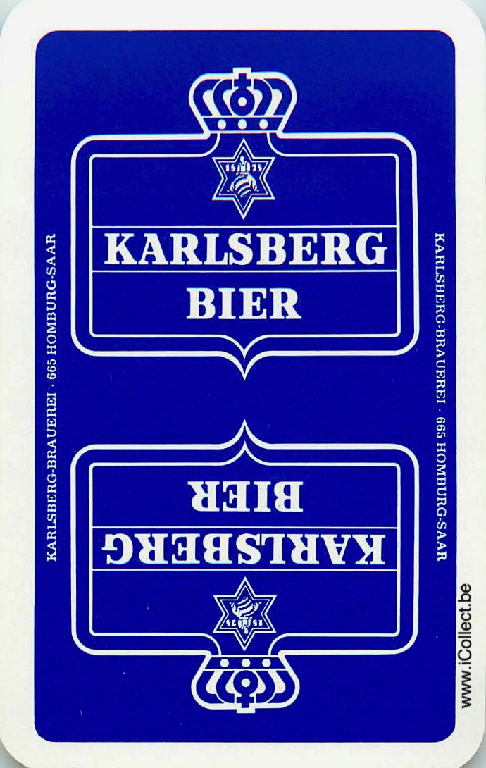 Single Swap Playing Cards Beer Karlsberg Bier (PS02-14E) - Click Image to Close