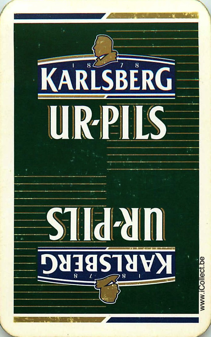 Single Swap Playing Cards Beer Karlsberg UR-Pils (PS02-21D) - Click Image to Close