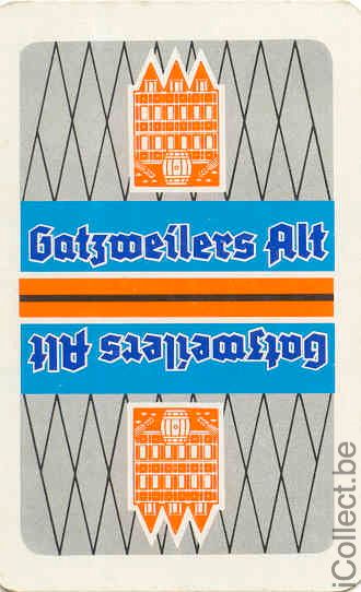 Single Swap Playing Cards Beer Gatzweilers Germany (PS02-17D)