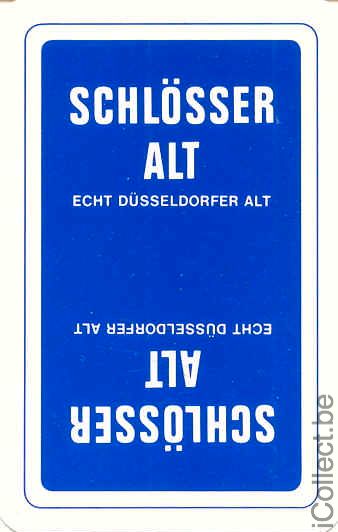 Single Swap Playing Cards Beer Schlosser Alt Germany (PS02-19C)