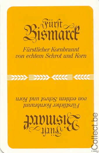 Single Swap Playing Cards Beer Bismarch Germany (PS02-19I)