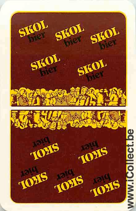 Single Swap Playing Cards Beer Skol Austria (PS02-20E)