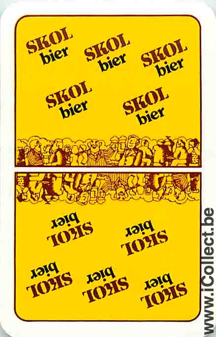 Single Playing Cards Beer Skol (PS11-32D)