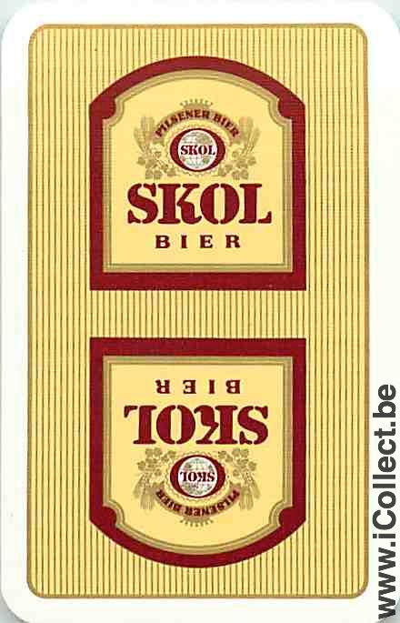 Single Playing Cards Beer Skol (PS11-36H)
