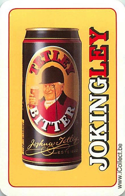 Single Swap Playing Cards Beer Tetley Bitter (PS10-50C) - Click Image to Close