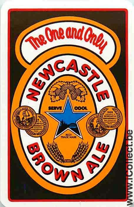 Single Playing Cards Beer Newcastle Brown Ale (PS13-47C)