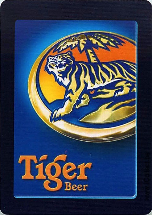 Single Swap Playing Cards Beer Tiger (PS19-09B) - Click Image to Close